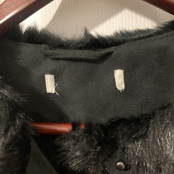 H&M Black Faux Fur Jacket - Picture 8 of 10